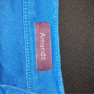 Gloria Vanderbilt Amanda jeans, bright blue